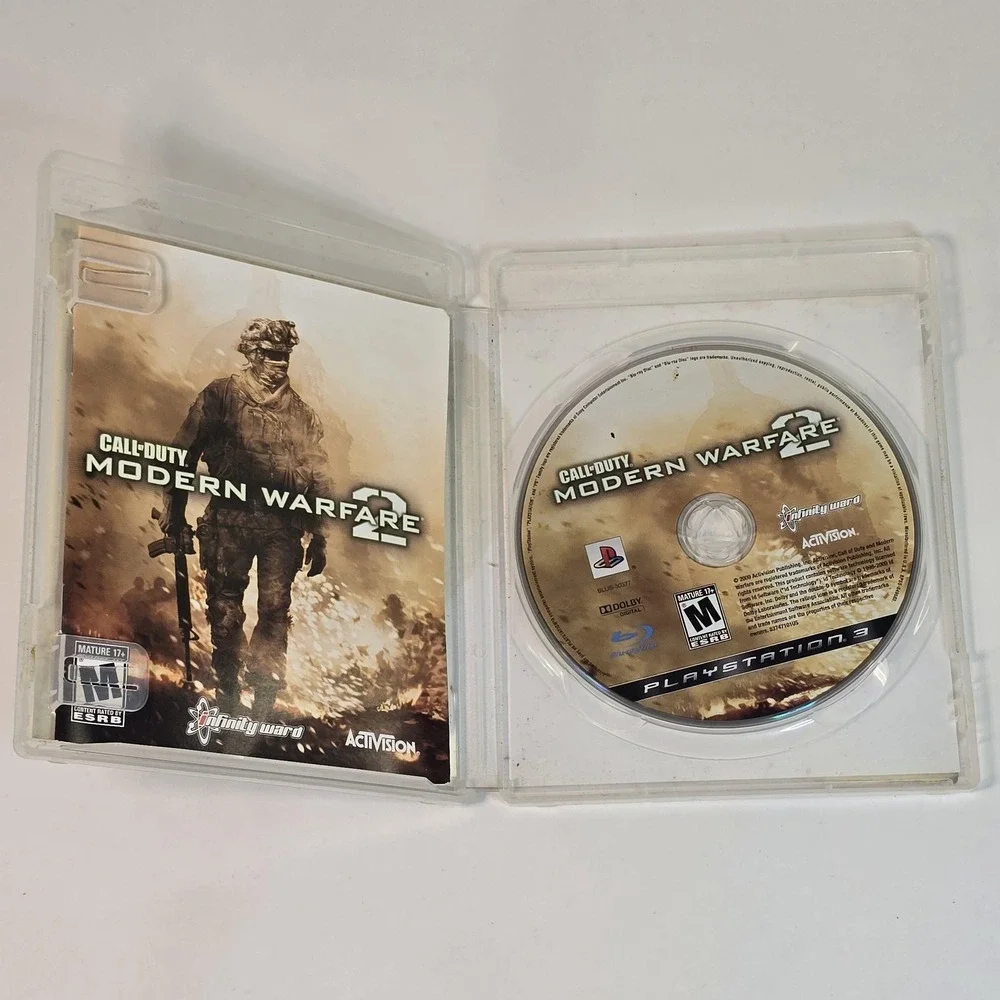 Call of Duty: Modern Warfare 2 Sony PlayStation 3 PS3 Game Disc Case Manual